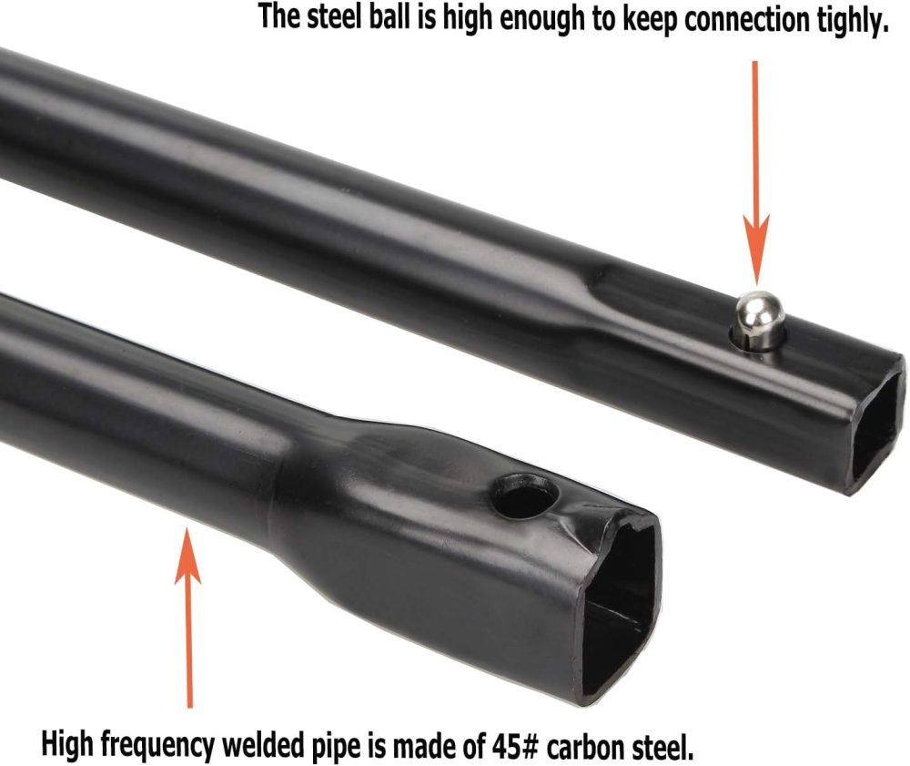 Spare Tire Tool Kit with Spare Tire Jack Handle and Wheel Lug Wrench Spare Tire Kit Compatible with Tire Tool - Image 2