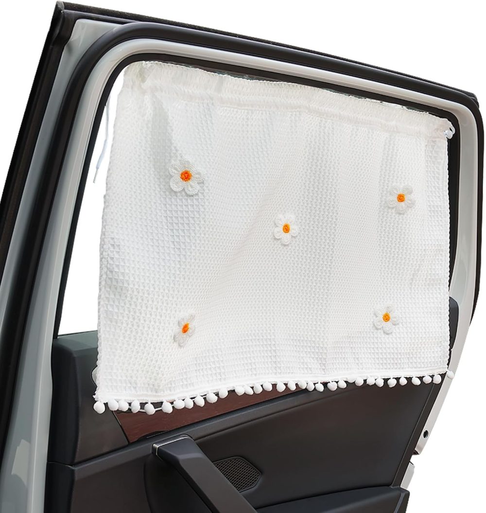 Car Window Sun Shades for Side Window, Car Window Shades for Kids and Baby, Car Sun Shade Side Window, Perfect Car Shades for Front Windows, Car Essentials for Women Interior. (1)